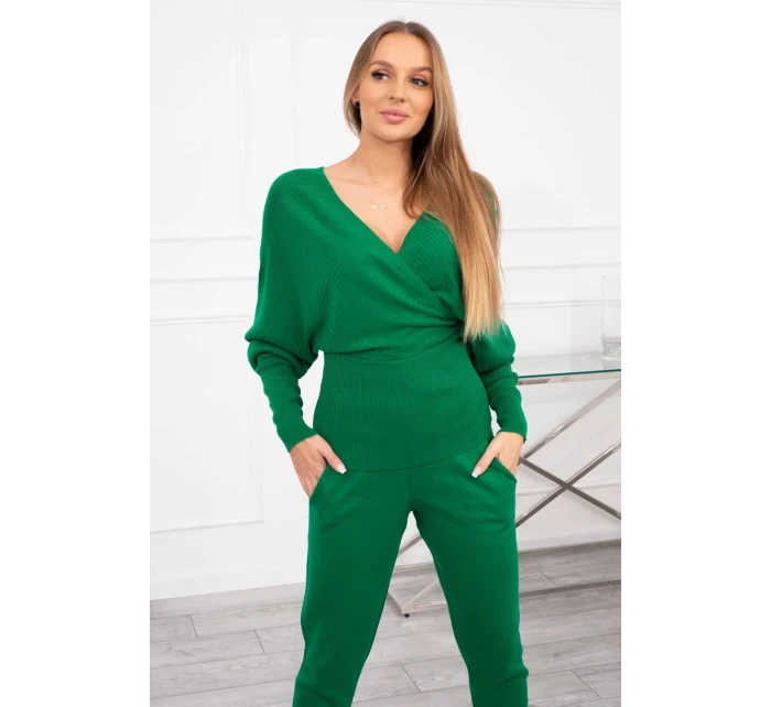 Dvojdielna súprava svetrov zelená Dvojdielna súprava svetrov zelená