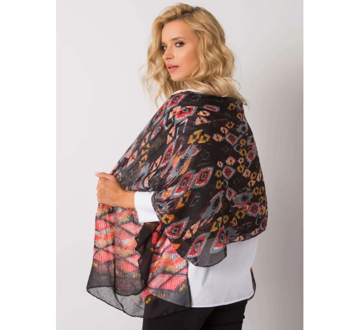 Šatka AT CH F106008 čiernej a červenej