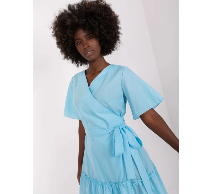 LK SK 508646 šaty.13P svetlo modrá