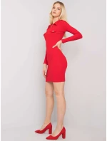 Šaty RV SK model 16732564 červená - FPrice Šaty RV SK model 16732564 červená - FPrice