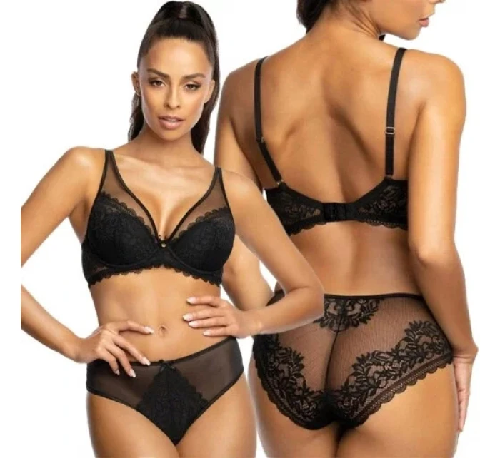 Dámská pushup podprsenka Estelle model 20826112 Černá - Mat