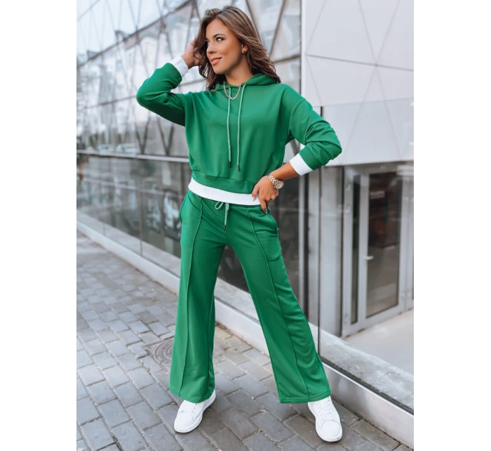 Dámska tepláková súprava SANELIS tmavozelená FashionStreet AY0989