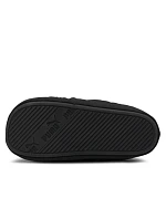 Pánske/dámske zimné papuče PUMA SCUFF BLACK, čierne, zateplené (384945-01)