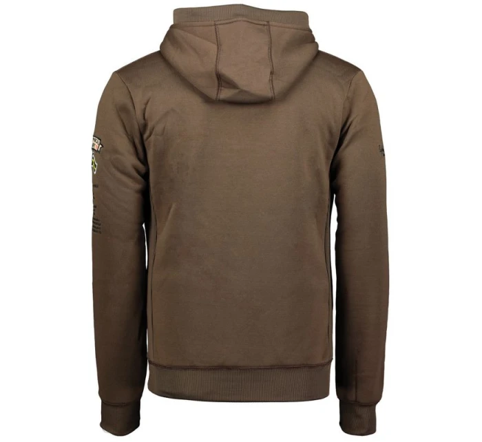 Geographic Norway Gymclass DB 054 M WW2487H/GN-Brown Mikina Geographic Norway Gymclass DB 054 M WW2487H/GN-Brown Mikina