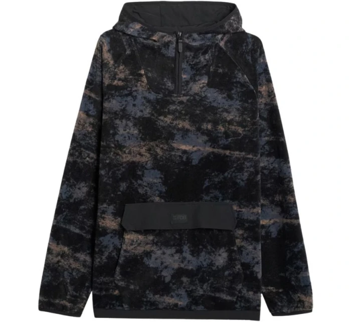 Pánska fleecová mikina 4F M427 multicolour allover 4FWAW25TFLEM427 90A pánske Pánska fleecová mikina 4F M427 multicolour allover 4FWAW25TFLEM427 90A pánske