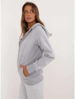 Mikina D10608BC02711B1 sivá