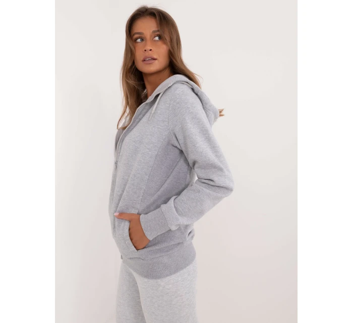 Mikina D10608BC02711B1 sivá