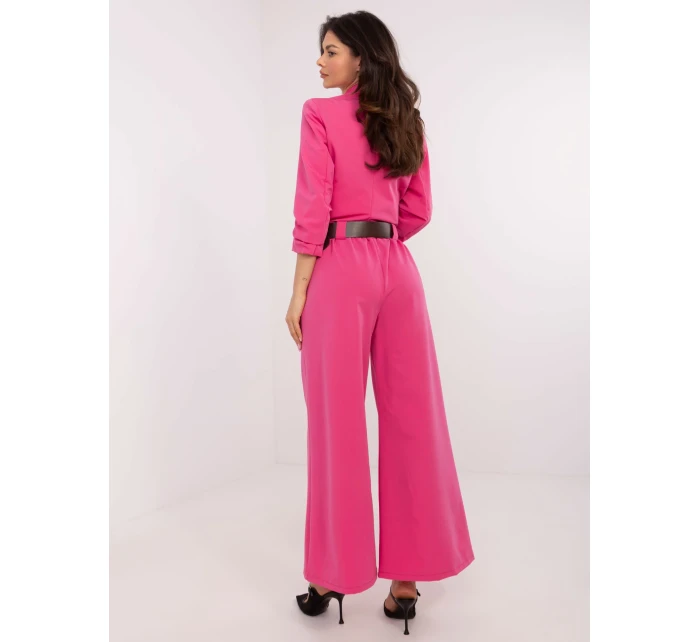 Spodnie DHJ SP  ciemny różowy model 20831809 - FPrice