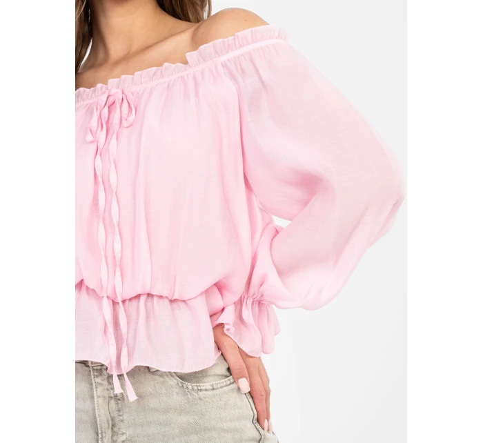 Blúzka MI BZ 27846.12 svetlo ružová