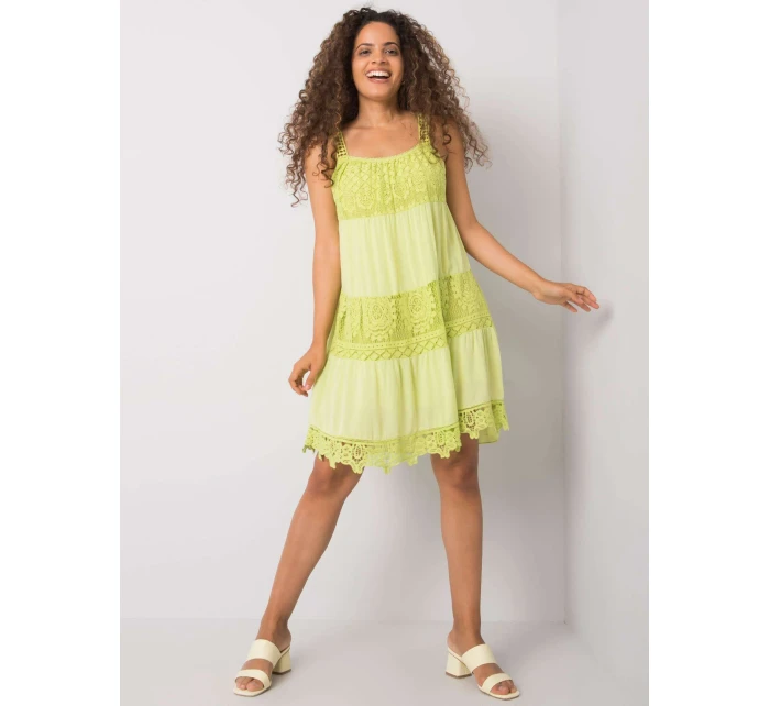 Šaty TW SK BI model 15729332 vápno - FPrice Šaty TW SK BI model 15729332 vápno - FPrice