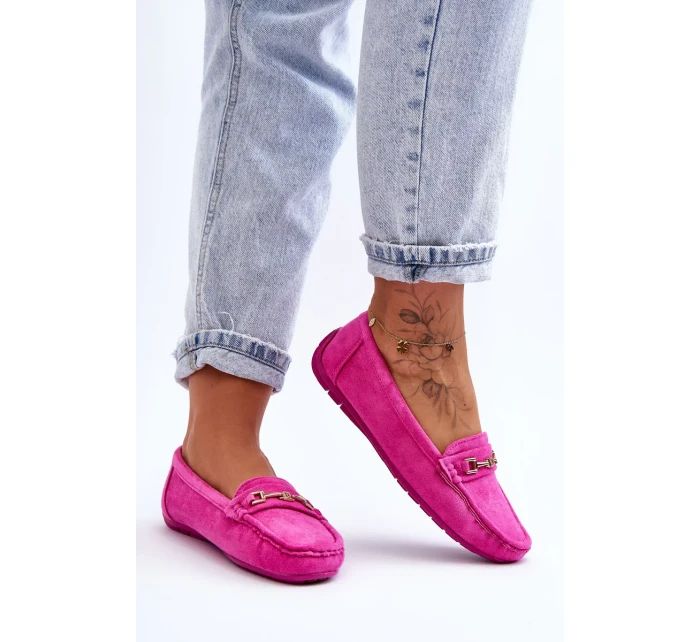 Dámske klasické semišové mokasíny ružové Corinell Dámske klasické semišové mokasíny ružové Corinell