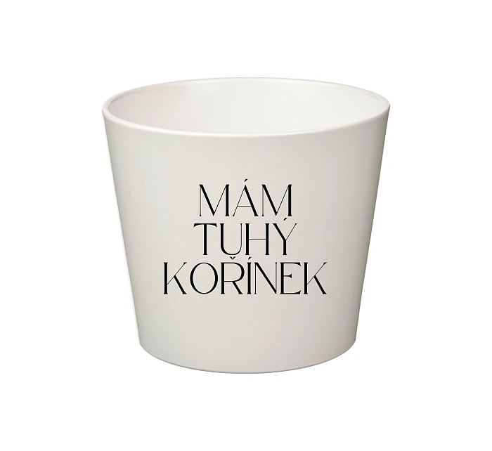 MÁM TUHÝ KOŘÍNEK - velký květináč