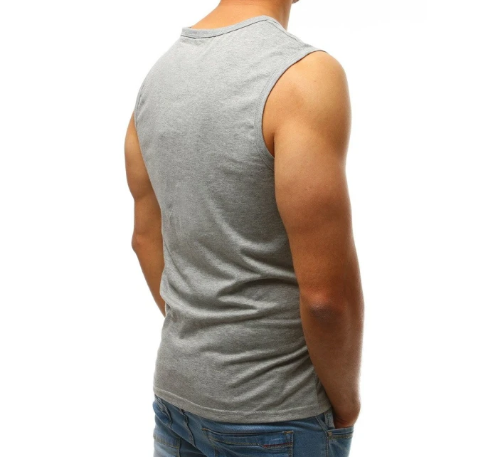 Pánské tílko bez potisku světle šedé model 21962203 - Dstreet