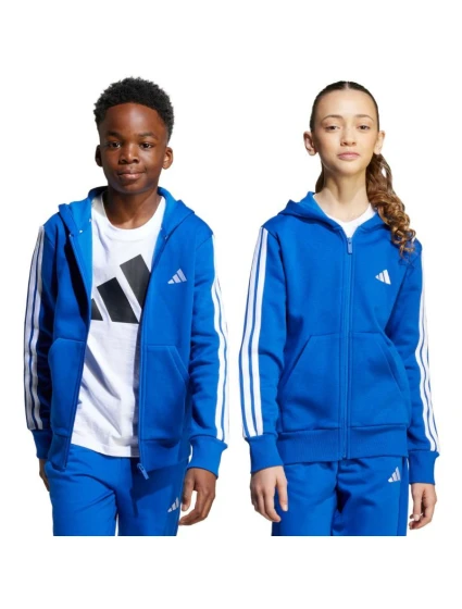 Detská mikina adidas Essentials Full-Zip Hoodie blue JY4977