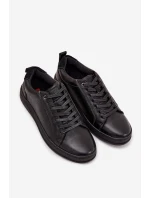 Kožené pánské tenisky model 21718257 Černé - Lee Cooper