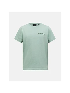 Dětské tričko PEAK PERFORMANCE Jr Original Small Logo Tee, zelené