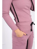 Súprava s dvojitými pruhmi tmavo ružová Súprava s dvojitými pruhmi tmavo ružová