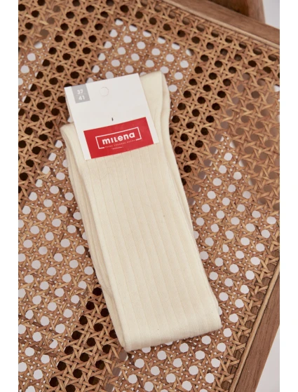 Merino vlna podkolenky Ecru