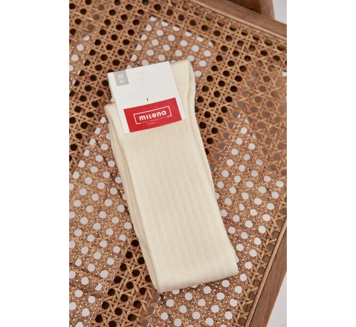 Merino vlna podkolenky Ecru