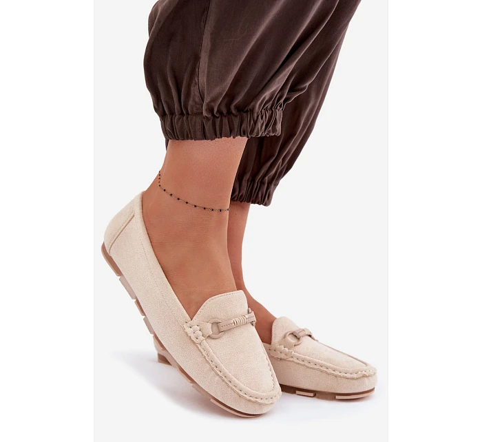 Dámské mokasíny ploché béžové Olisa Dámské mokasíny ploché béžové Olisa