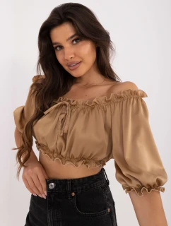 Bluzka LK BZ model 20461029 camelowy - FPrice