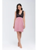 Růžová košilka Larisa   model 17676393 - Babella