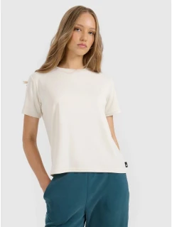 Dámské tričko z žebrovaného modalu model 21736512 dámské - 4F