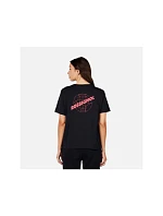 Dámské tričko ROSSIGNOL W Waterfall Relax Tee, černé Dámské tričko ROSSIGNOL W Waterfall Relax Tee, černé