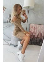 Ťavie šaty so širokými ramienkami Ťavie šaty so širokými ramienkami