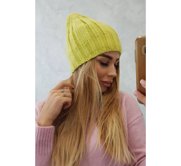 Fleecová čepice Ida model 18750147 pistácie - K-Fashion Fleecová čepice Ida model 18750147 pistácie - K-Fashion