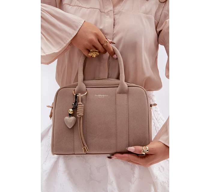 Kufříková Taška Eko Semišová s Přívěskem Béžová Sorielle