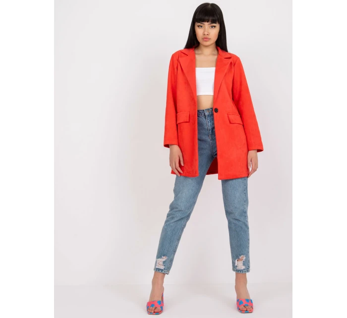 Dámske sako DHJ MA 15286 koralové