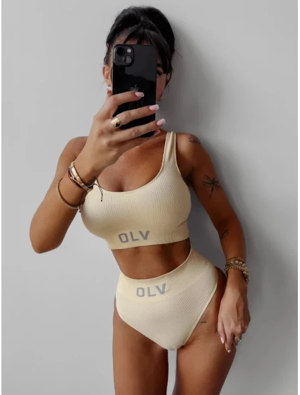 Dámská sada prádla sv. béžová  model 18909731 - Ola Voga