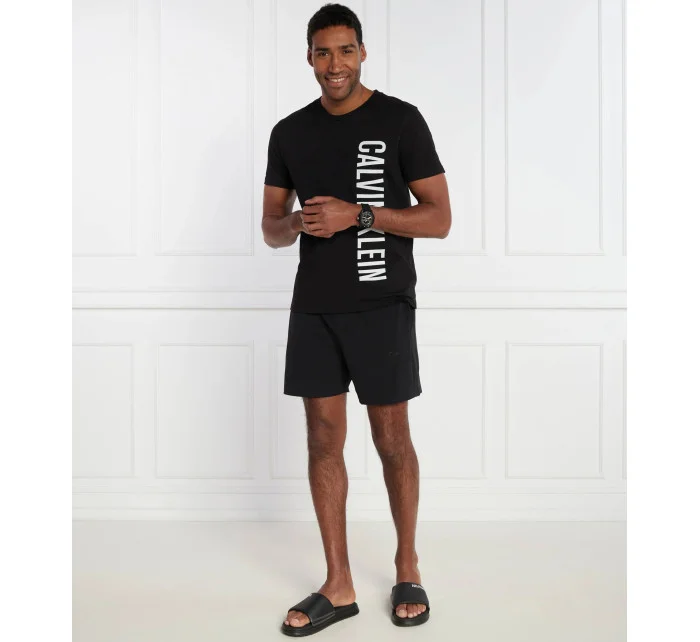 Pánské plážové tričko model 19509068 BEH černé - Calvin Klein