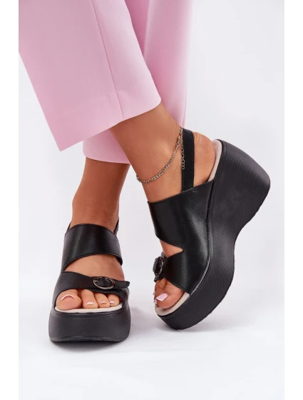 Model topánok na podpätku 213459 Krok v štýle