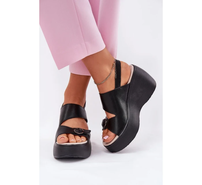 Model topánok na podpätku 213459 Krok v štýle