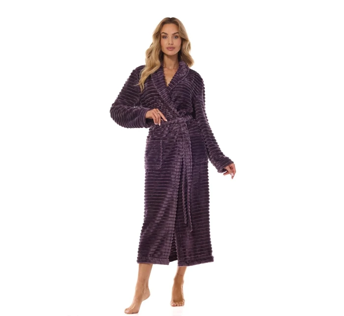 Dámsky župan L&L 2415 Ritta dlhý 3XL