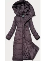 długa kurtka zimowa damska brązowa model 21247835 - Libland