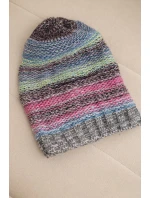 Čiapka s fleecom Krystyna K207 fialová+ružová Čiapka s fleecom Krystyna K207 fialová+ružová