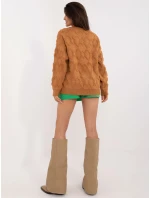 Jumper AT SW 2361.61 svetlohnedý Jumper AT SW 2361.61 svetlohnedý