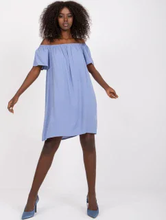 Dámske šaty-D73761M30145G svetlo modré