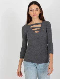 Blúzka EM BZ HS 21 520.49P tmavo šedá