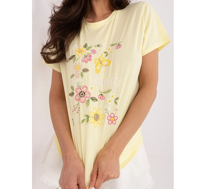 T shirt IR TS model 22097912 jasny żółty - FPrice