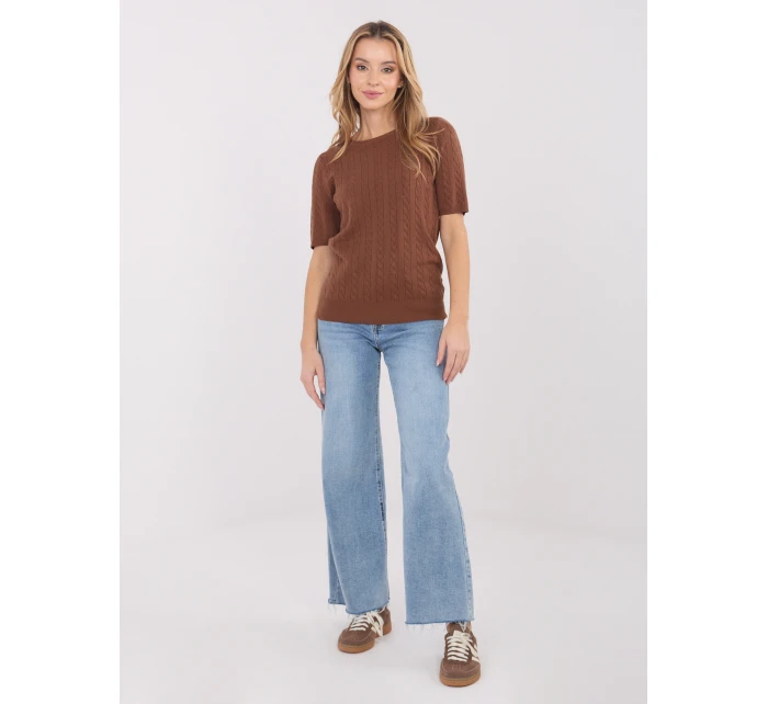 Jumper PM SW B 613.09 svetlohnedý