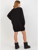 Mikina VI BL 3212.15X čierna a ružová