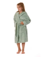 detský župan Athena s kapucňou 9116 Baby Olive