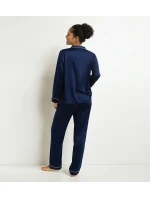 Dámské pyžamo set model 21312102 SET tmavě modrá - DIM Dámské pyžamo set model 21312102 SET tmavě modrá - DIM