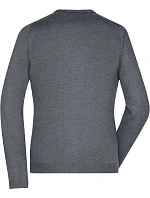 JN 660 Dámský pletený cardigan s výstřihem do V model 22487986 grey heather - Daiber JN 660 Dámský pletený cardigan s výstřihem do V model 22487986 grey heather - Daiber