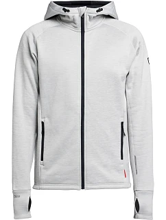 Hoodie Zip Men Pánská mikina s kapucí light grey model 22470585 - Tenson