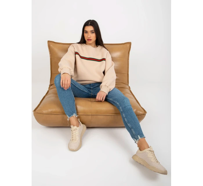 Dámska mikina EM BL 760.01 béžová - FPrice Dámska mikina EM BL 760.01 béžová - FPrice